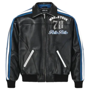 World-Tour-Black-And-Blue-Plush-Jacket