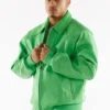 Pelle-Pelle-Basic-In-Lime-Plush-Jacket (1)