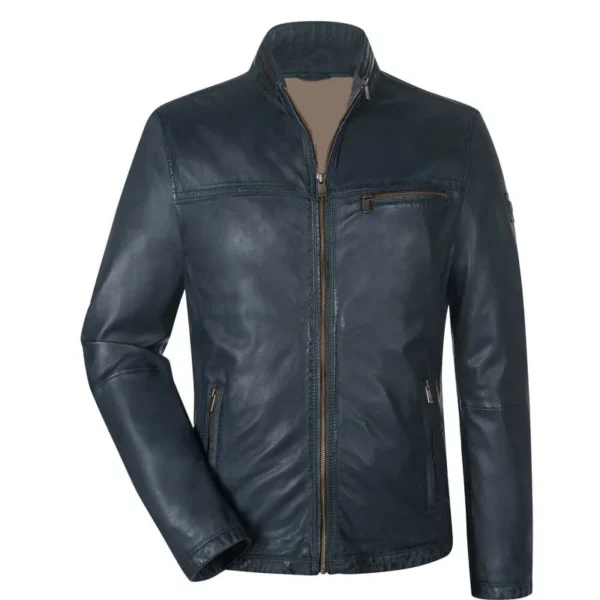 Pelle-Pelle-Bomber-Blue-Genuine-Leather-Jacket-