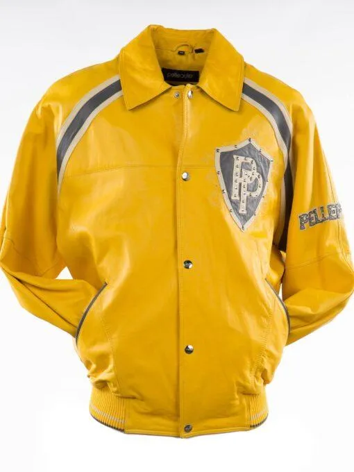Pelle-Pelle-Bright-Gold-Varsity-Jacket