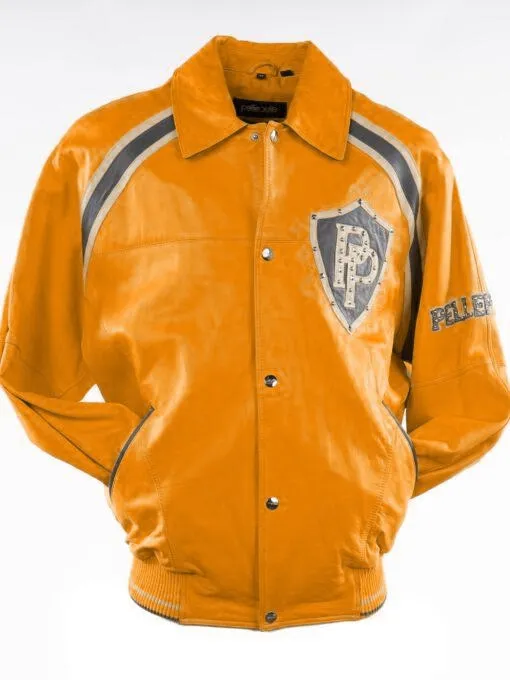 Pelle-Pelle-Bright-Orange-Varsity-Jacket