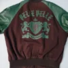 Pelle-Pelle-Brown-Wool-Green-Sleeves-Jacket