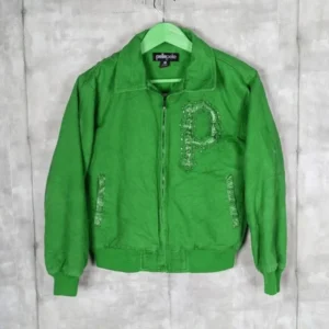 Marc-Buchanan-Pelle-Pelle-Womens-Vintage-Light-Green-Jacket