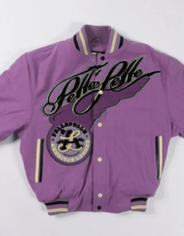 Pelle-Pelle-American-Legend-Light-Purple-Varsity-Jacket