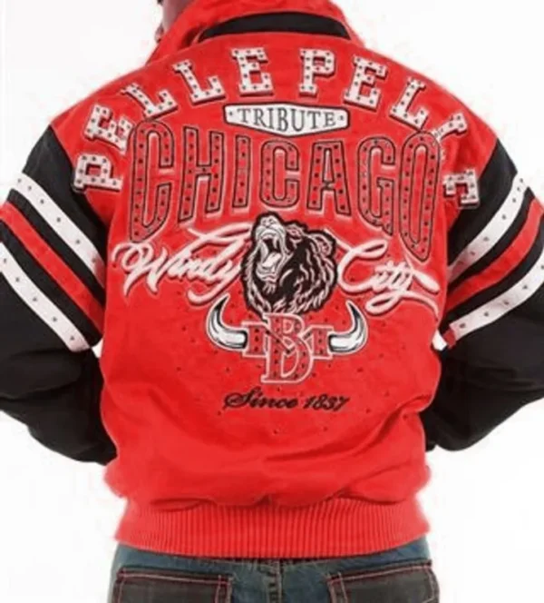 Pelle-Pelle-Chicago-Tribute-Red-Varsity-Jacket
