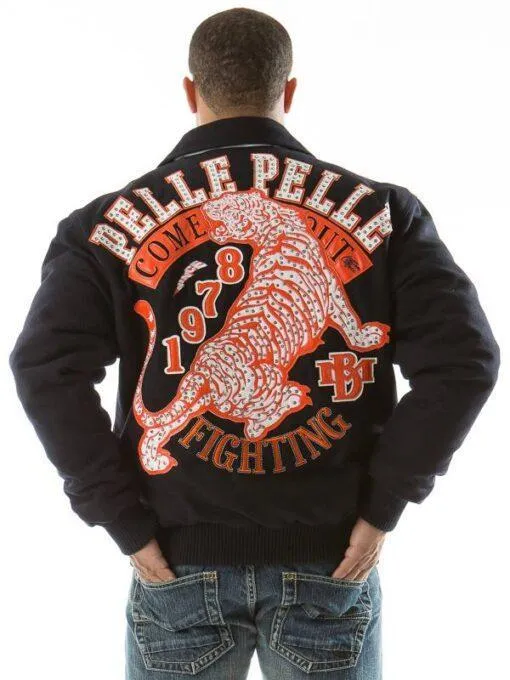 Pelle-Pelle-Come-Out-Fighting-Black-Tiger-Wool-Jacket