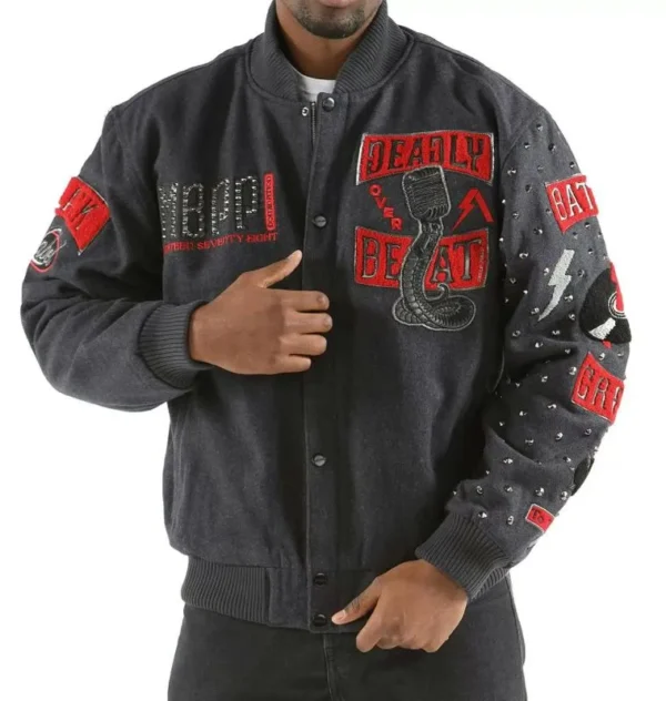 Pelle-Pelle-Gray-Deadly-Over-a-Beat-Jacket