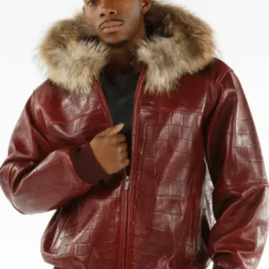 Pelle-Pelle-Hooded-Shearling-Fur-Collar-Leather-Jacket