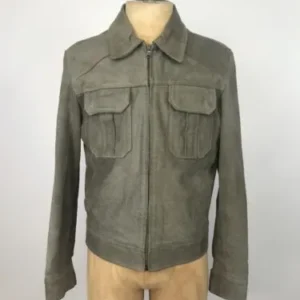 Pelle-Pelle-Italian-Vintage-Grey-Suede-Zip-Up-Jacket