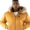 Pelle-Pelle-Leather-Yellow-Jacket