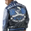 This Pelle Pelle Legacy Over Everything Blue Leather Jacket is super stunning and best in quality so buy now and enjoy free shipping