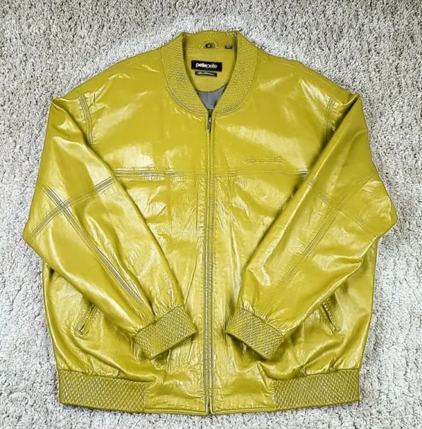Pelle-Pelle-Marc-Buchanan-Custom-Yellow-Leather-Jacket