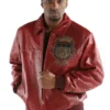 Pelle-Pelle-Mb-Emblem-Maroon-Leather-Mens-Jacket