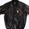 Pelle-Pelle-Mens-Black-Bomber-Varsity-Leather-Jacket-