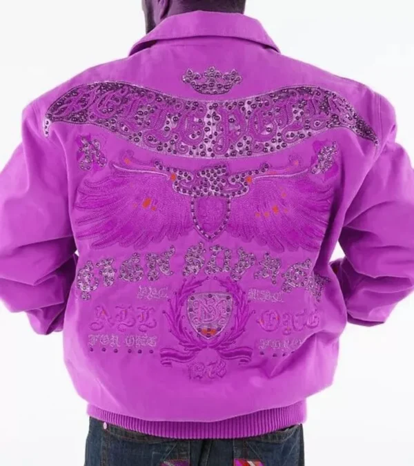 Pelle-Pelle-Pink-All-For-One-Studded-Jacket