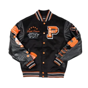 Pelle-Pelle-World-Famous-Black-Wool-and-Leather-Varsity-Jacket