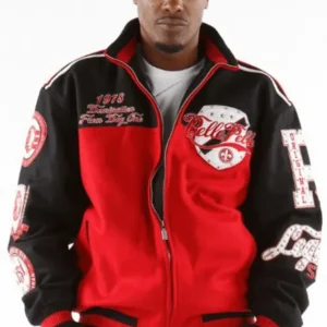 Pelle-Pelle-World-Red-and-Black-Varsity-Jacket