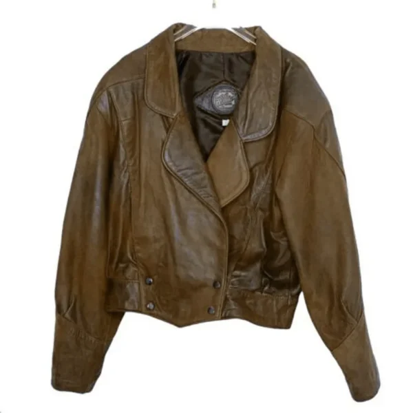 Vintage-Pelle-Pelle-Brown-Leather-Jacket