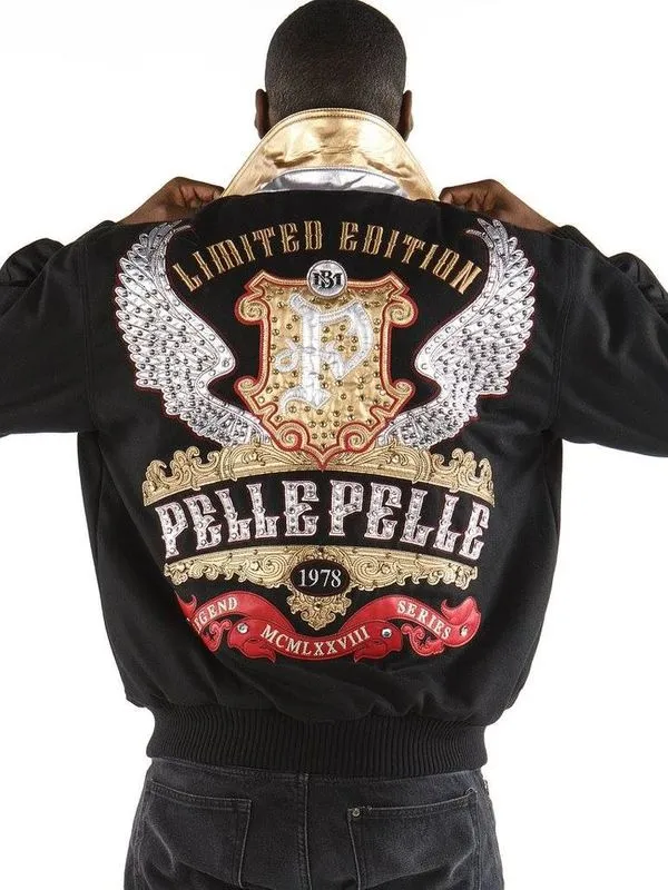 Pelle-Pelle-Mens-Limited-Edition-Black-Jacket