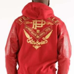 red-plain-tracksuit-back