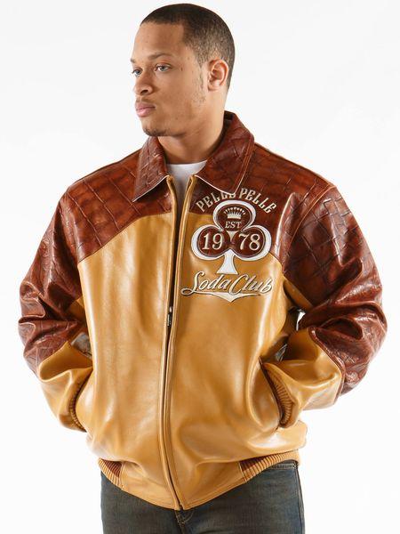 Pelle Pelle High Roller Men Varsity Jacket | Leather Jacket