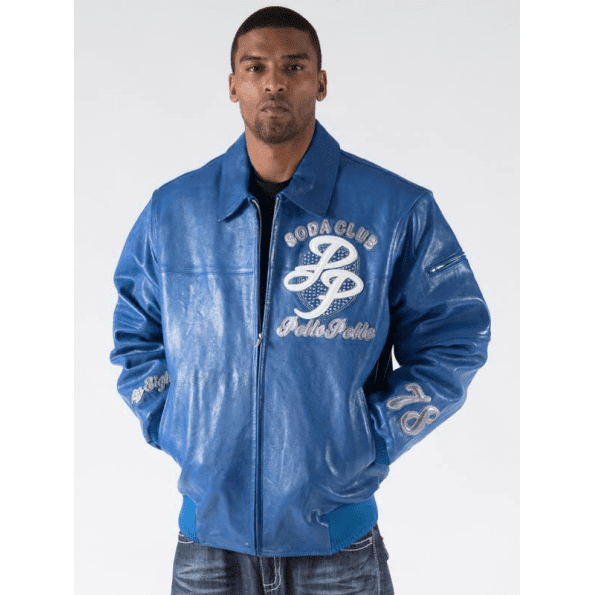Pelle Pelle Soda Club Blue Jacket | Pelle Pelle Coat