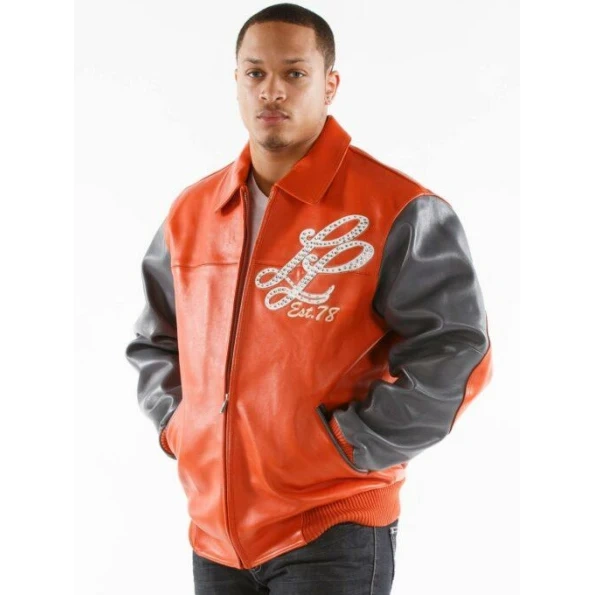 Pelle Pelle Orange Notorious Leather Jacket | Men Jacket