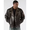Pelle Pelle Biker Brown Leather Studs Jacket | Men Jacket