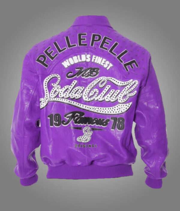 1978 Soda Club Purple Pelle Pelle Jacket