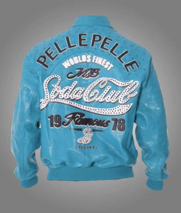 1978 Soda Club Turquoise Pelle Pelle Jacket