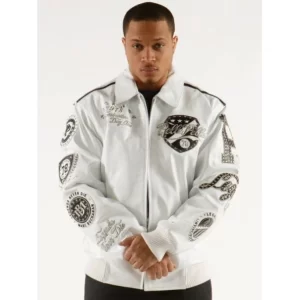 Pelle Pelle Men Legacy Series White Jacket Leather Jacket