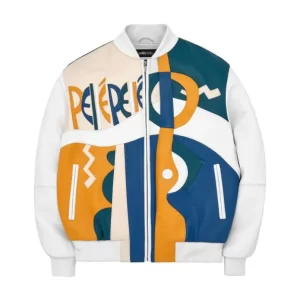 Pelle Pelle White Picasso Leather Jacket Men & Women