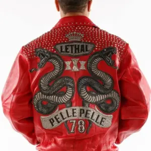 Pelle Pelle Lethal Red Leather Jacket