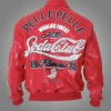 1978 Soda Club Red Pelle Pelle Jacket