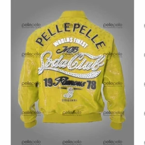 Pelle Pelle Yellow Soda Club MB Leather Jacket