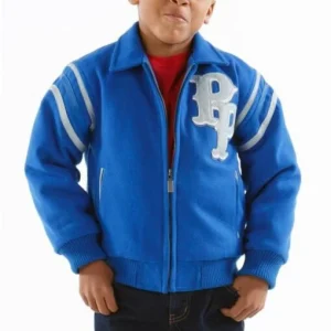 Pelle Pelle Men Kids Blue Detroit Jacket