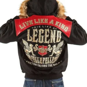 Pelle Pelle Legend Black 1978 Hooded Jacket