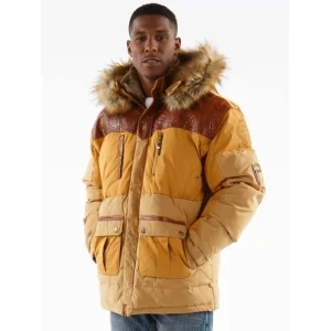 Pelle Pelle Pinnacle Yellow Puffer Coat