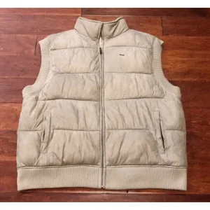 Pelle Pelle Premium White Puffer Polyester Vest