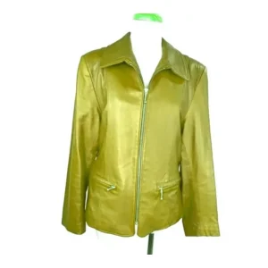 Pelle Pelle Yellow Karpeta Canada Leather Jacket