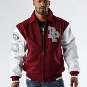 Pelle Pelle Road Rally Maroon Wool Jacket