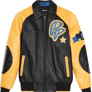 Pelle Pelle Soda Club Plush Yellow Leather Jacket