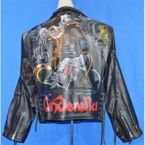 Pelle Pelle Cinderella Biker Genuine Leather Jacket