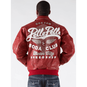 Pelle Pelle Soda Club Men Red Leather Jacket