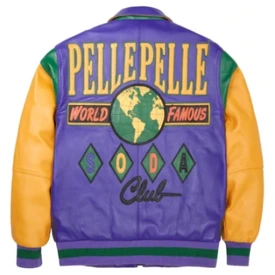 Pelle Pelle Famous Soda Club Plush Leather Jacket