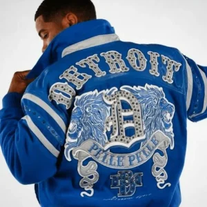 Pelle Pelle Detroit City Tribute Mens Leather Jacket