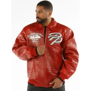 Pelle Pelle Red Collector Series MB Genuine Leather Jacket