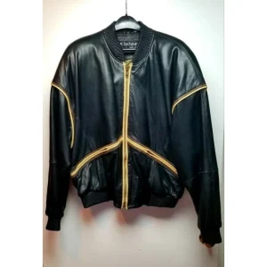 Pelle Pelle Marc Buchanan Black Genuine Leather Jacket