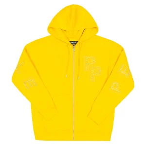 Pelle Pelle Yellow Wool Stone Hoodie Genuine Wool