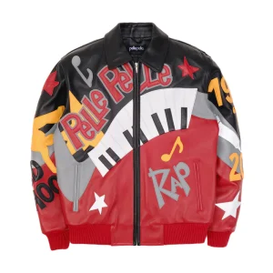 50 Years Of Hip Hop Black And Red Jacket